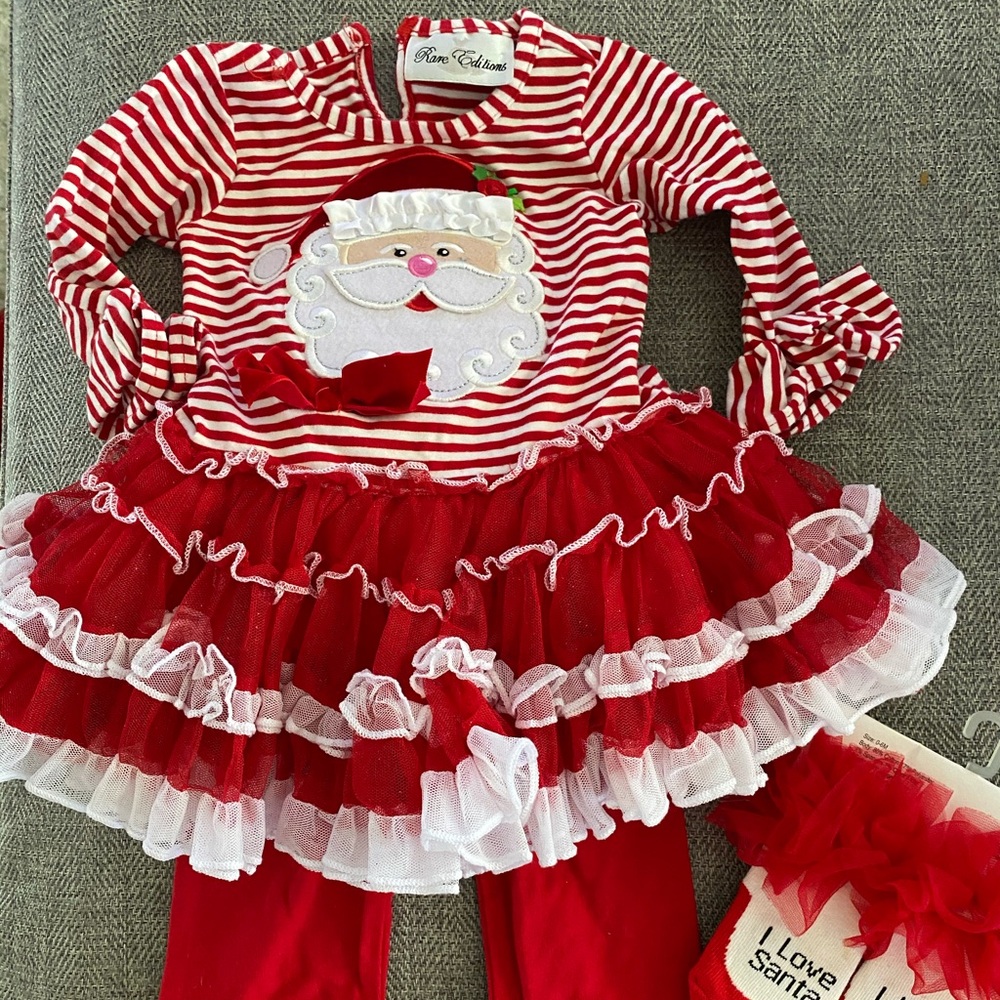 Girls two piece Christmas outfit